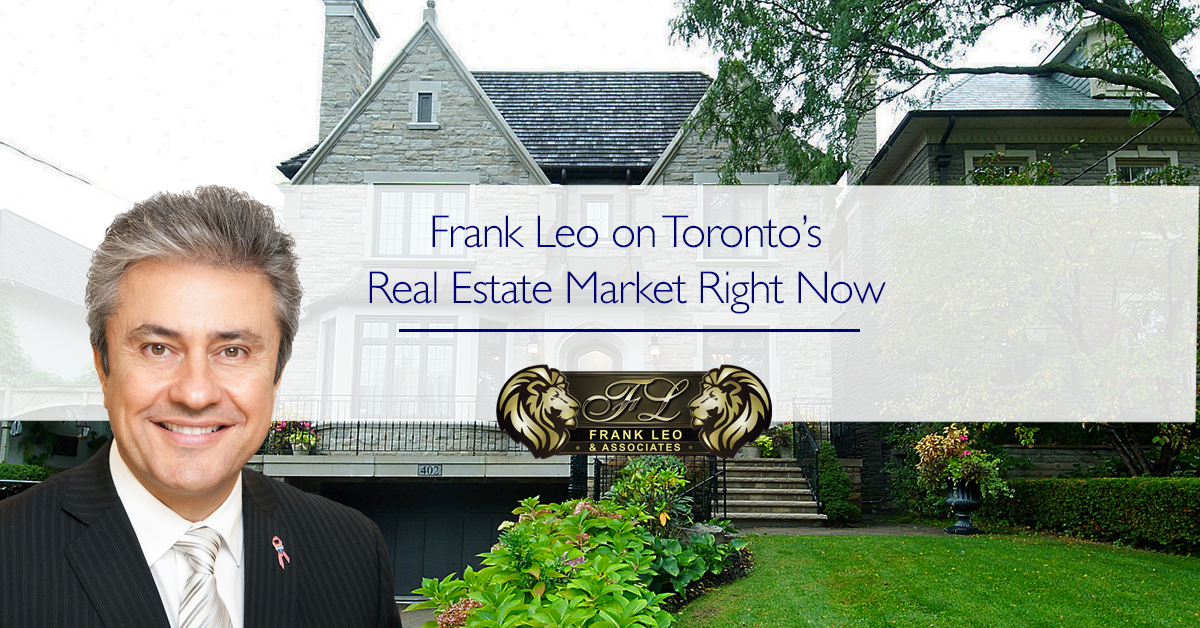 An image of frank in front of a piece of Toronto real estate.