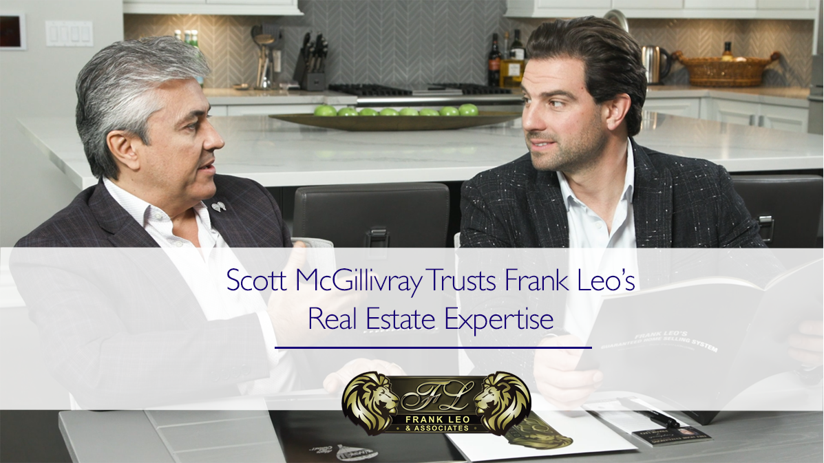 An image of Scott McGillivray and Frank Leo sitting together with a banner overlaid which describes the title of the post.
