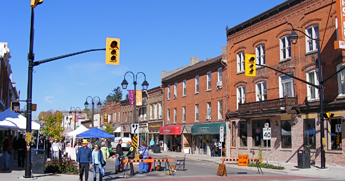 View of Georgetown street