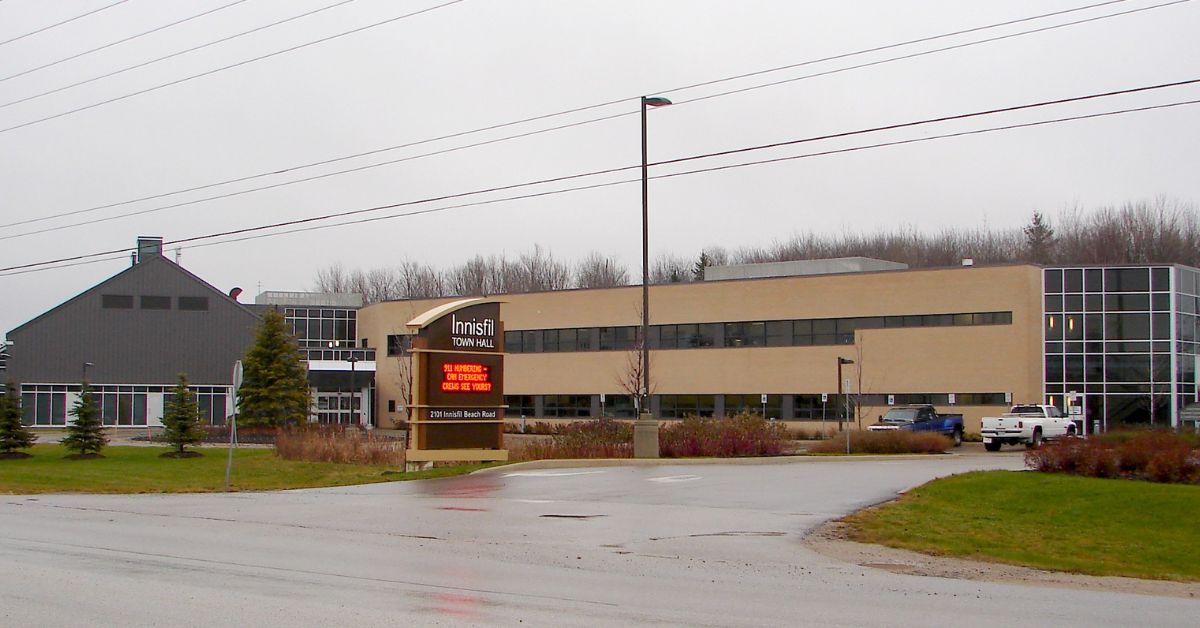 A view of Innisfil Town Hall