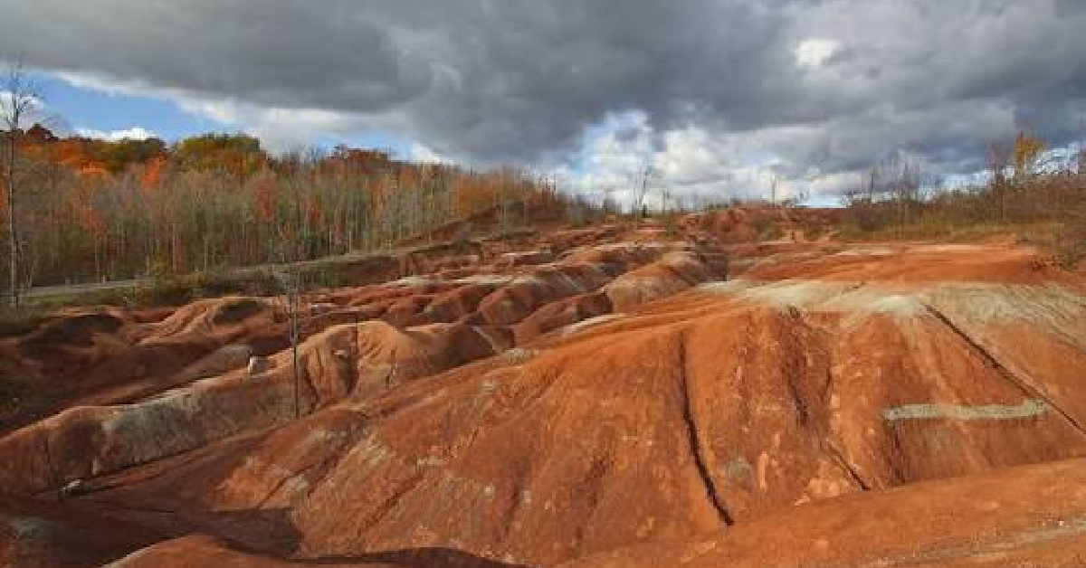 View of Cheltenham Badlands